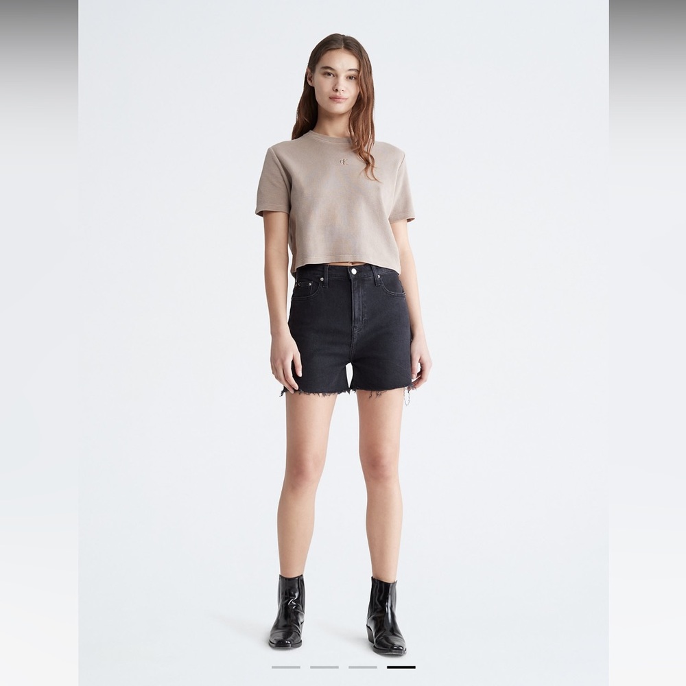 Calvin Klein Denim Mom Shorts